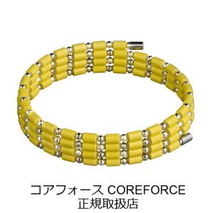コアフォースループ YELLOW K14WG CFL70 70cm イエロー コアフォース 正規品 1年保証 ゴルフ 野球 スポーツ ネックレス ブレスレット 体幹 バランス