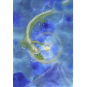 西なつめ しあわせ夢絵 鳳凰のうた 開運 開運アート 日本画 絵画 開運