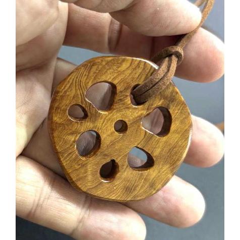 屋久杉 油木 蓮根ペンダント アクセサリー ペンダント ネックレス 開運 和風アクセサリー 神木 神...