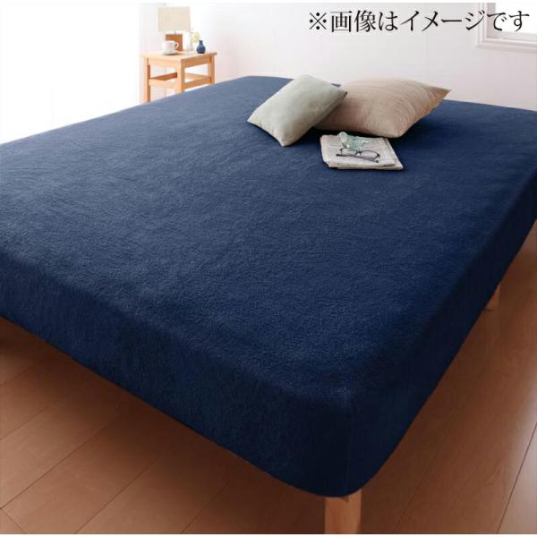 ベッド用 ボックスシーツ 綿 コットン100% タオル クイーン 160×200cm＋25cm(厚み...