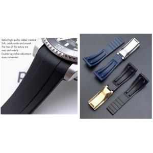 腕時計用 ラバーベルト バンド オイフレ 20...の詳細画像2