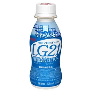 明治 プロビオヨーグルトLG21 ドリンクヨーグルト低糖 低カロリー112g×12個