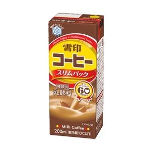 雪印メグミルク 雪印コーヒー スリムパック 200ml 紙パック 18本入