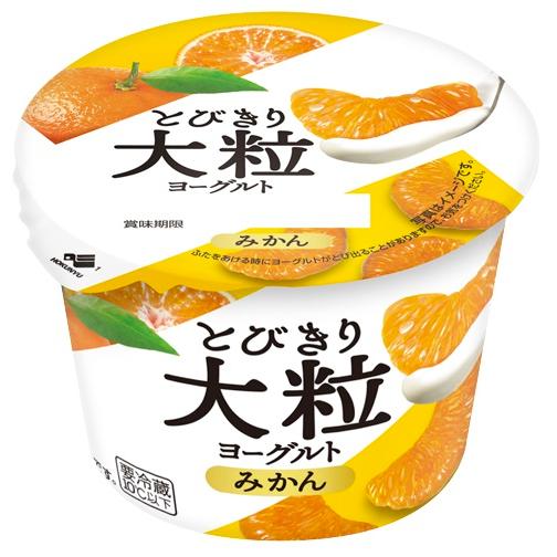 北海道乳業　とびきり大粒ヨーグルト　みかん　120g×12個　「クール便でお届けします！」