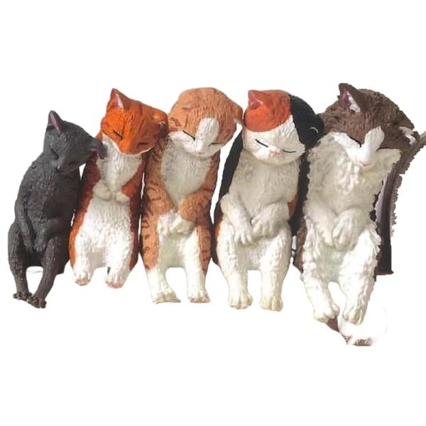 エール いっしょにねんね にゃんこ × 全5種セット フルコンプ ガチャガチャ カプセルトイ 猫 フ...