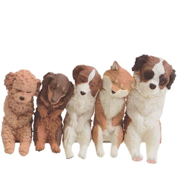 エール いっしょにねんね -わんこ- × 全5種セット フルコンプ ガチャガチャ カプセルトイ 犬 ...