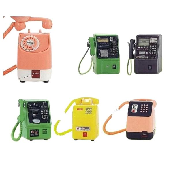 タカラトミーアーツ NTT東日本 NTT西日本 公衆電話ガチャコレクション 番外編 × 全6種セット...