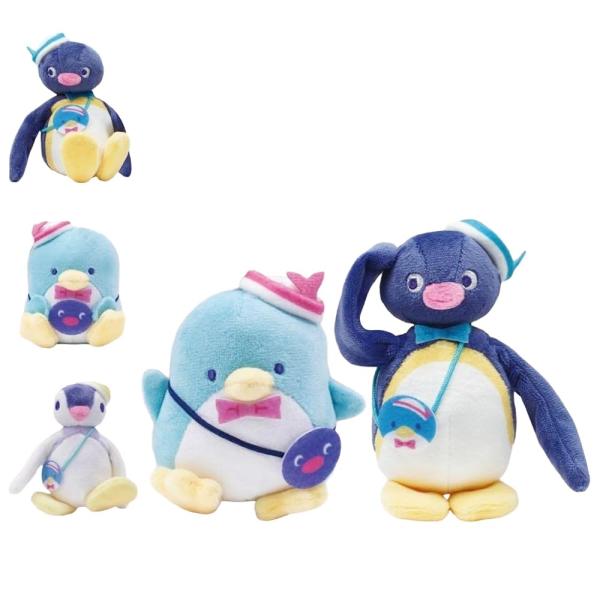 Qualia ピングー×タキシードサム ぬいぐるみマスコット 全5種セット フルコンプ ガチャガチャ...