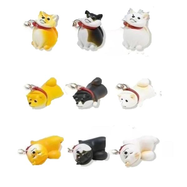 Qualia クオリア 拒否犬ストラップ 全9種セット フルコンプ ガチャ ガチャガチャ カプセルト...