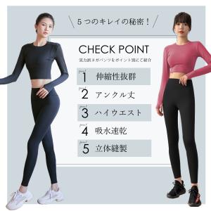 ヨガパンツ レギンス レディース ヨガウェア ...の詳細画像2
