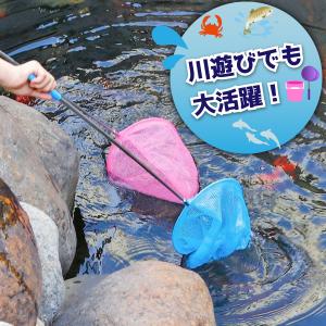虫取り網 虫網 むしあみ 伸縮式 柄が伸びる ...の詳細画像3