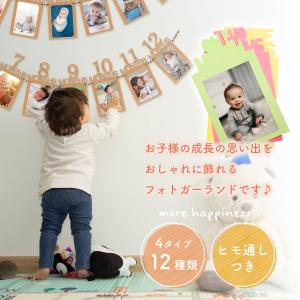 誕生日 フォトガーランド 1歳 誕生日 月齢 ...の詳細画像1