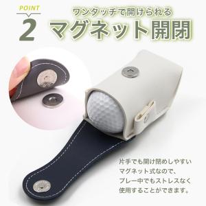 ゴルフボールケース 2個 ボールホルダー 収納...の詳細画像3