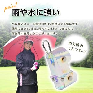 ゴルフボールケース 2個 収納 軽量 防水 テ...の詳細画像3