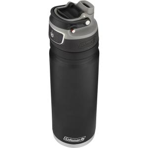 Coleman コールマン　720mlウォーターボトル　（ブラック）　断熱ステンレススチール水筒 FreeFlow AUTOSEAL　24oz｜heartlandtrading