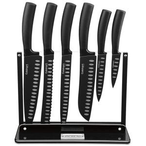 Cuisinart クイジナート　ノンスティック・ナイフ7点セット　（ブラック）