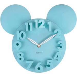 Disney ディズニー　ミッキー・マウス 3D掛け時計　（ブルー）　Classic｜heartlandtrading