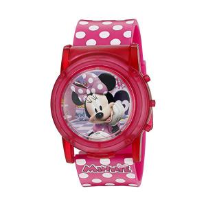 Disney ディズニー　ミニー・マウス 子供用腕時計　（ピンク）　プラスチック・バンド｜heartlandtrading
