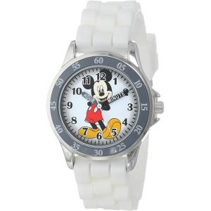 Disney ディズニー ミッキー マウス 子供用腕時計 グレー ホワイト ラバー バンド 腕時計 雑誌で紹介された Ahmedmostafa Us