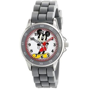 Disney ディズニー　ミッキー・マウス 子供用腕時計　（グレー）　ラバー・バンド｜heartlandtrading