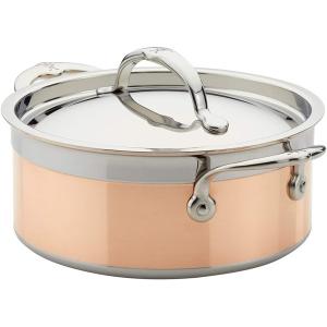 Hestan へスタン　CopperBond スープポット　2.8リットル両手鍋　3QT｜heartlandtrading