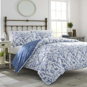 LAURA ASHLEY（ローラアシュレイ） ベッドカバー ピロカバー 3点セット