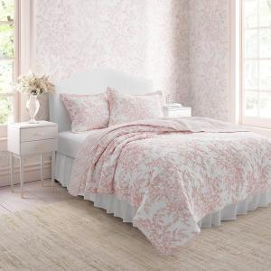 LAURA ASHLEY（ローラアシュレイ） ベッドカバー ピロカバー 3点セット