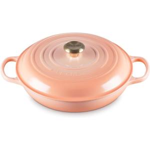 Le Creuset ル・クルーゼ　 ビュッフェ・キャセロール　30cm　(ペッシュ）3.5QT｜heartlandtrading