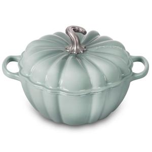 Le Creuset ル・クルーゼ　 パンプキン・ココット　(シーソルト） 4QT｜heartlandtrading