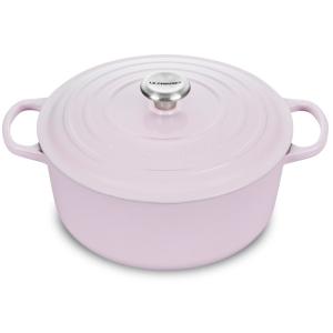 Le Creuset ル・クルーゼ　 28cm ココット・ロンド (ピンクエシャロット） 7.25QT｜heartlandtrading