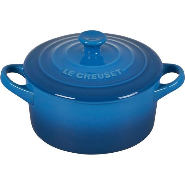 Le Creuset ル・クルーゼ　420cc陶器製ミニ・ラウンドココット　（マルセイユブルー）　1...