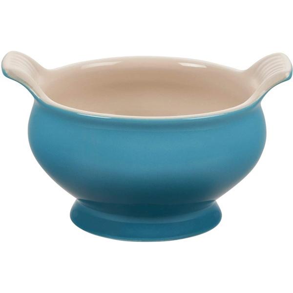 Le Creuset ル・クルーゼ　ヘリテージ・スープボウル　（カリビアンブルー）