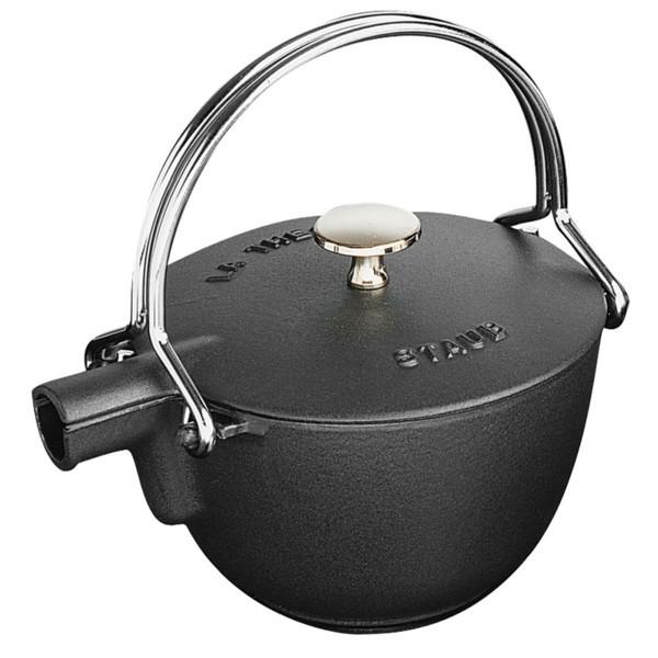 Staub ストウブ　La Theiere ラウンド・ティーポット　（マットブラック）