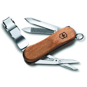 Victorinox ビクトリノックス　Swiss Army 6機能マルチツール Nail Clip Wood 580 Pocket Knife　（ウッド）｜heartlandtrading