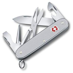 Victorinox ビクトリノックス　Swiss Army 9機能マルチツール Pioneer X Silver Alox Pocket Knife　（シルバー）｜heartlandtrading