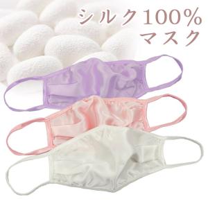在庫限りセール シルク 100％ マスク 絹 おやすみ 就寝用 潤い 乾燥　防止 スキンケア インナー 重ね 二重