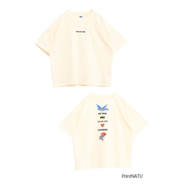 Tシャツ 春 夏 レディース トムジェリ＆バットマン半袖Tシャツ-1