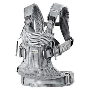 BabyBjorn(ベビービョルン) 抱っこ紐 【日本正規品保証付】 ベビーキャリア ONE KAI Air シルバー 098004 1個 (x｜heartrefrain