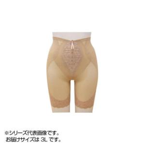 TAMURA Yauco シルキーボディシェイプ ロングガードル YTJ04 フラックスベージュ 3...