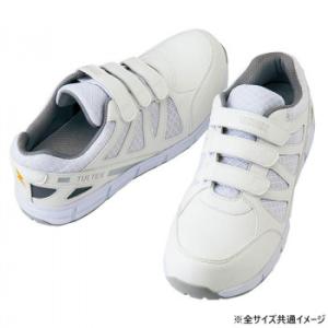 アイトス 51659  セーフティシューズ(耐油・耐滑・静電・面ファスナー)(男女兼用)  ホワイト...
