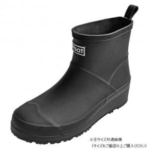 sutsat　ショート丈レインブーツ　Mサイズ(23〜23.5m)　07　BLACK　GSZ2158