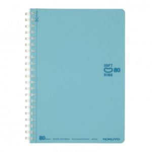 コクヨ ソフトリングノート(ドット入り罫線) B6 80枚 ライトブルー ス-SV348BT-LB