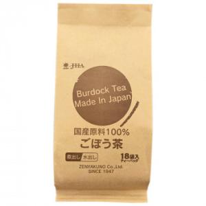 ゼンヤクノー クラフトシリーズ 国産原料100％ ごぼう茶 ティーバッグ 36g(2g×18包) 0...