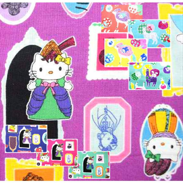 夢のコラボ登場♪　ファンシーマイメ＆ロココ調キティ/シーチング/マイメロディー/キティ/入園/入学/...