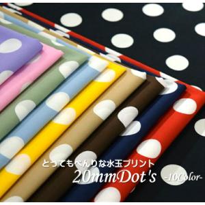 20ミリ! とってもべんりな水玉プリント ドット...の商品画像