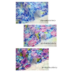 シーチング 「朝顔のステンドグラス」 コットン...の詳細画像3