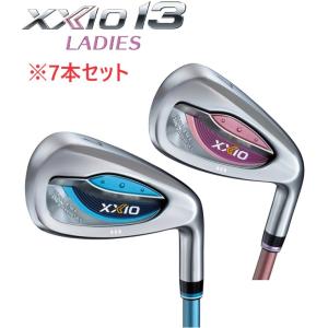 セット販売 7本セット ダンロップ XXIO13 ゼクシオ13 ブルー/ボルドー レディース アイアン7本セット MP1300L｜heartstage