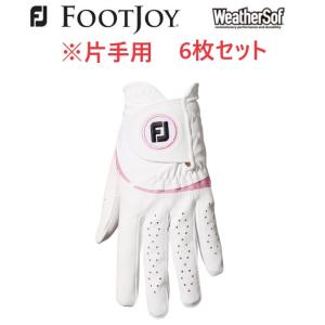 フットジョイ ウェザーソフ レディース グローブ 19cm 6枚 FGWFW23 片手用 2023年...