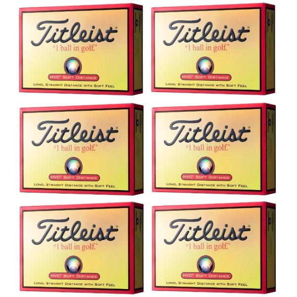 タイトリスト HVC SOFT DISTANCE HVC ソフトディスタンス 6ダースセット ホワイ...