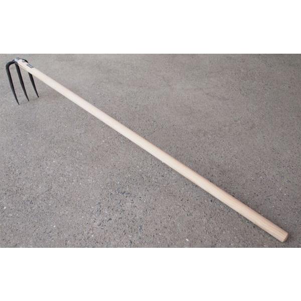 カキ出し三本爪鍬 1200ミリ柄 #N209